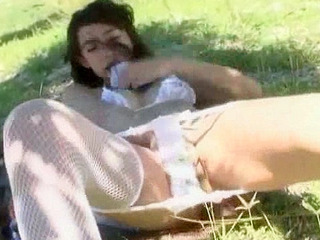 Japanese Princess Absolutely Loves Outdoor Fisting!